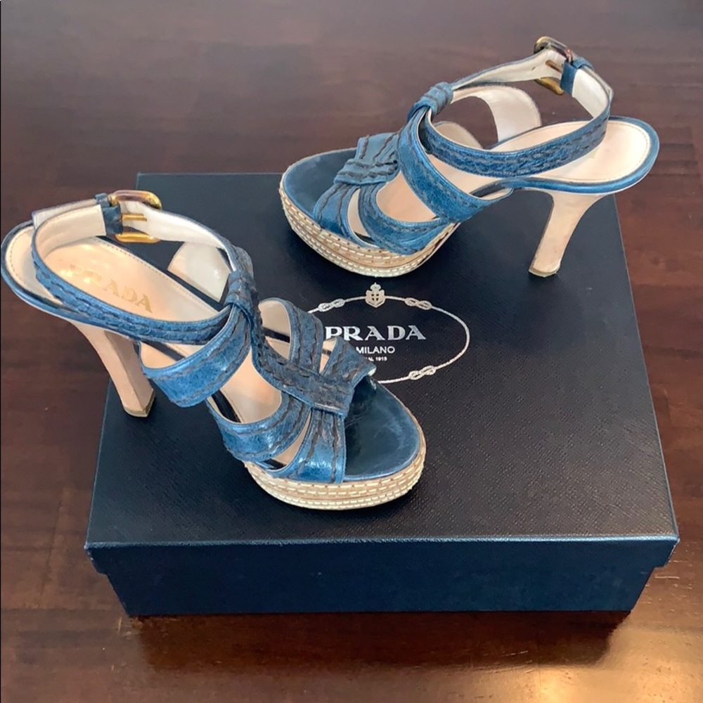 Authentic Prada Calzature Donna Vit Shine Shoe